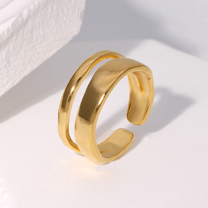 minimalist gold ring