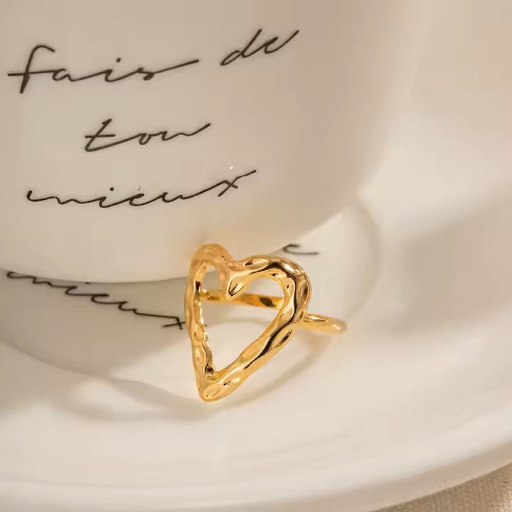 Eterna Love Ring - 18K Gold Stainless Steel