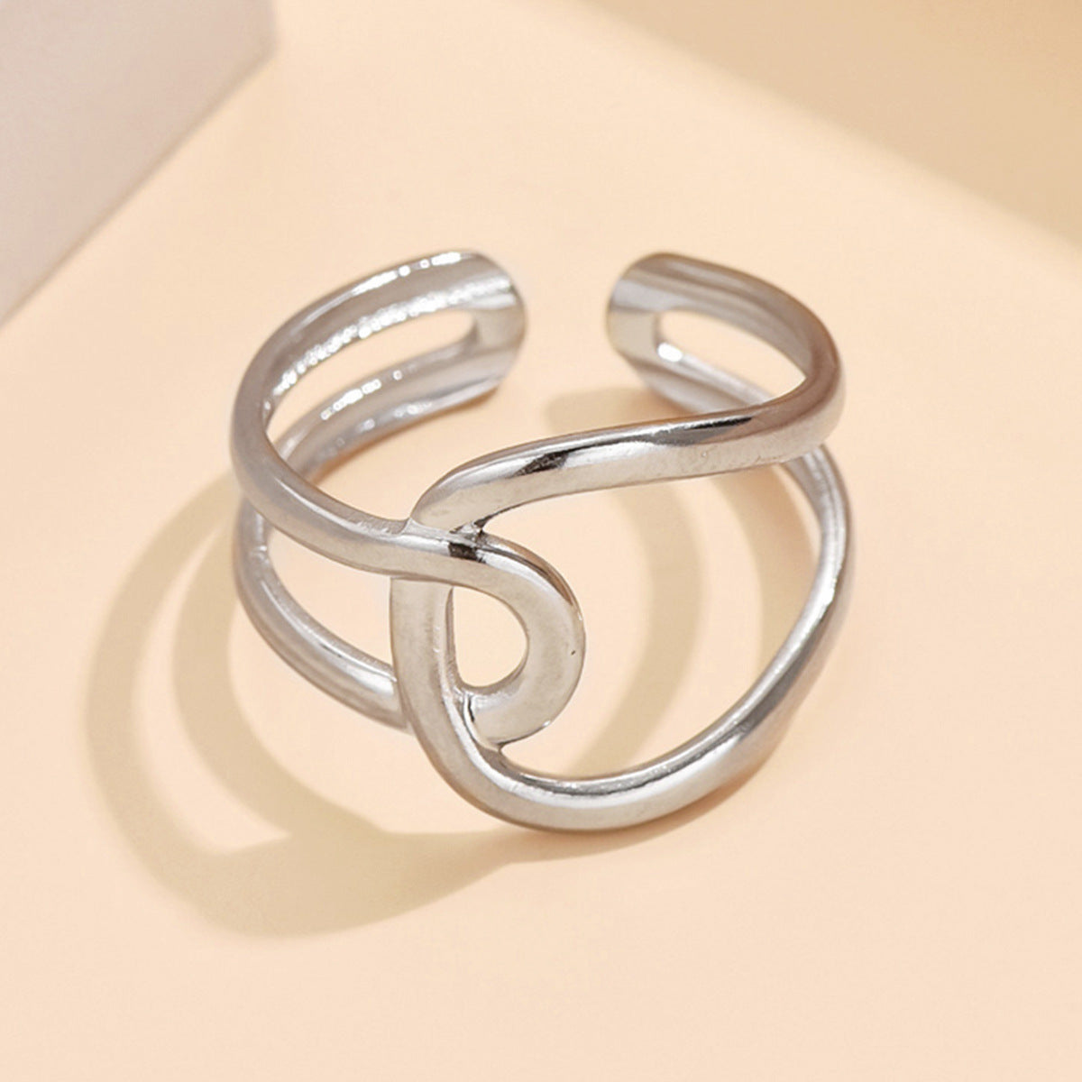 waterproof ring in silver color