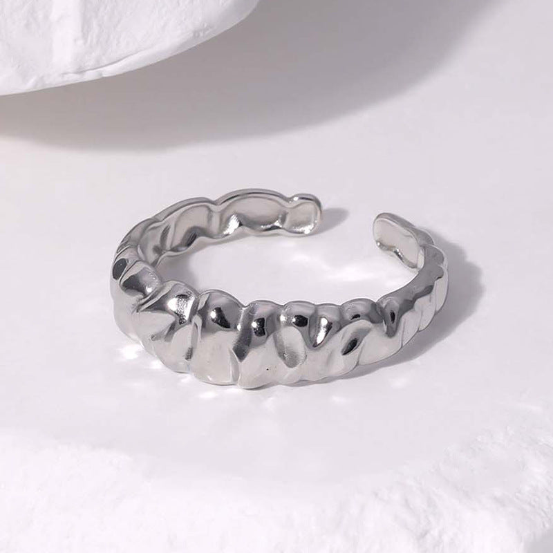 silver waterproof ring