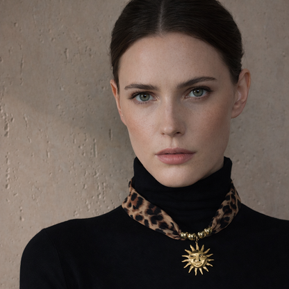 Savanna Soleil Necklace - 18k Gold Stainless Steel